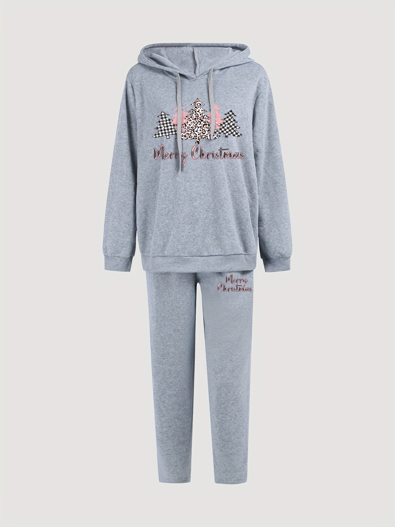  Christmas Tree Hoodie & Sweatpants Set