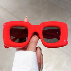 Oversized Square Sunglasses Thick Frame Sun Glasses Driving UV400