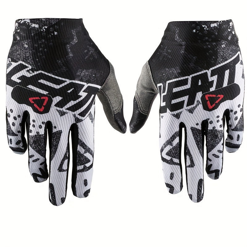 Men's Windproof Outdoor Cycling Gloves Motorcycle Full Finger Gloves
