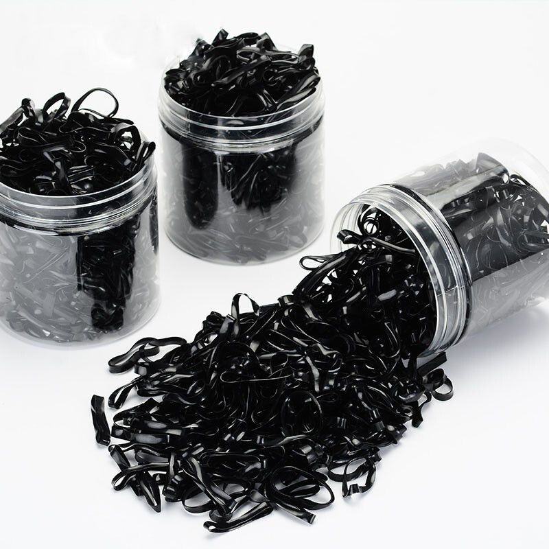 500 Pcs Mini Soft Rubber Bands for Girls and Women