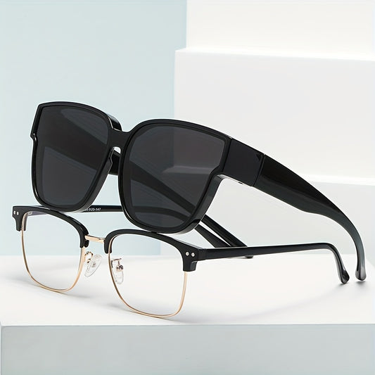 Polarized Fit Over Sunglasses Anti Glare UV400 Sun Shades Glasses