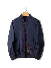 Men's Casual Zipper Baseball Collar Jackets