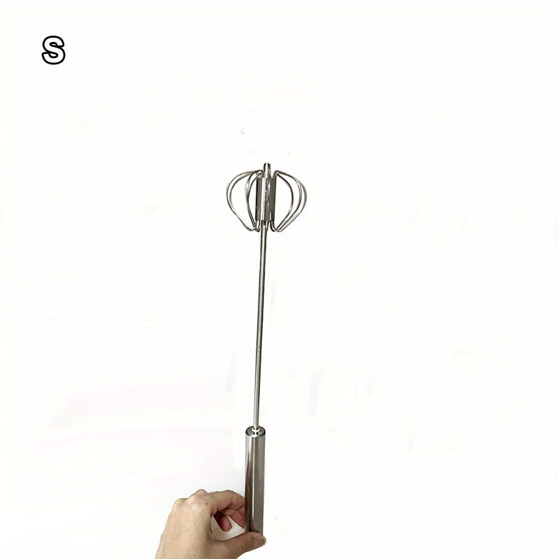 Hand Push Semi Automatic Egg Beater Mixer Whisk