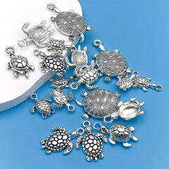 Ocean Animal Charms Pendants Set for DIY Necklace