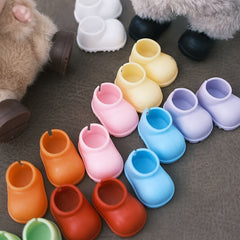6 Pairs Mini Doll Shoes Anti Slip 3D Style Take Home Shoes Perfect Gift