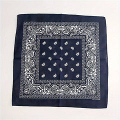 Paisley Print Bandana Cotton Neckerchief Hip Hop Cowboy Cowgirl Headband