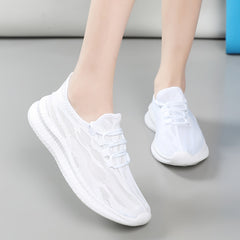 Women's Mesh Lace Up Sports Shoes Comfortable Running Shoes
