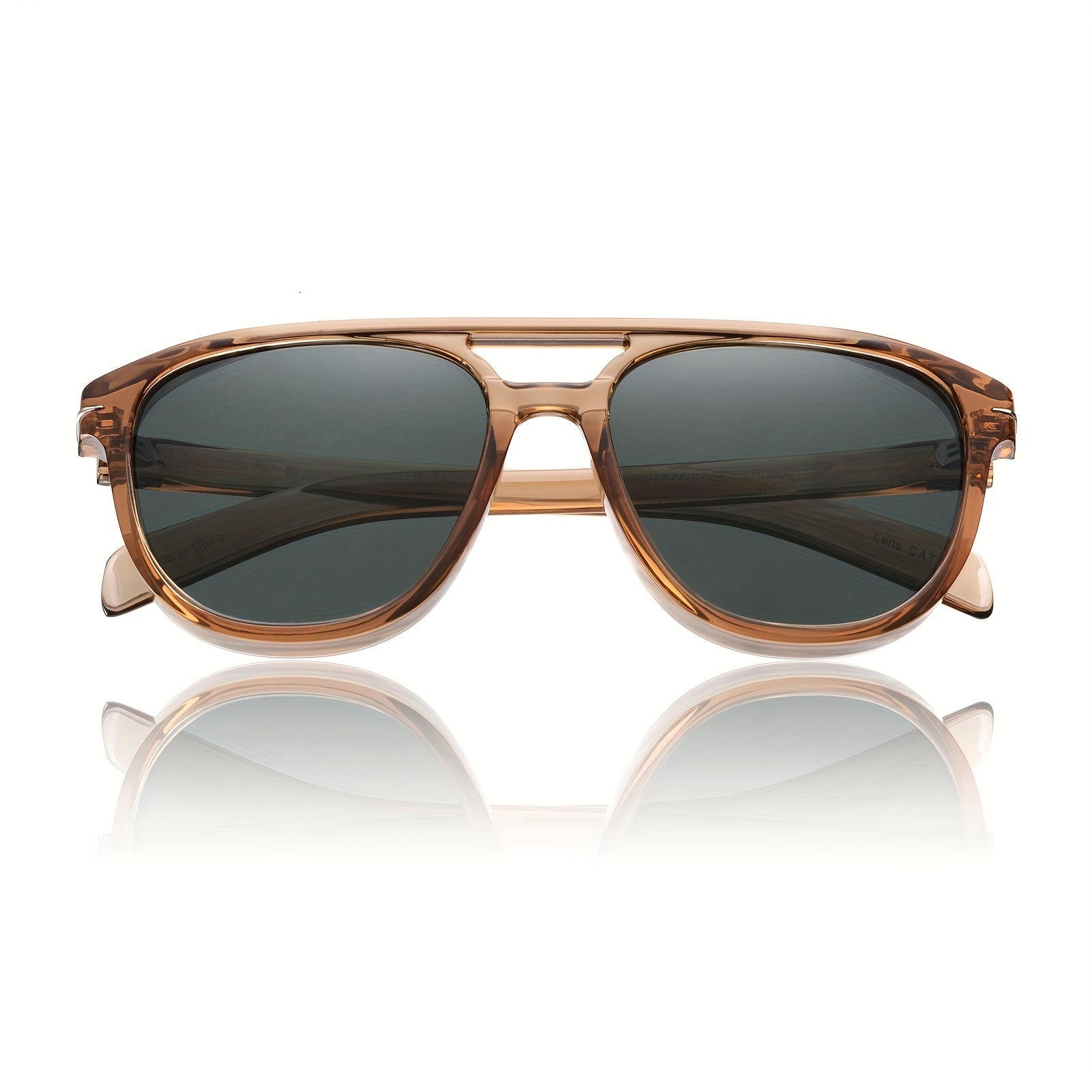 OUWEN Classic Polarized Square Aviator Sunglasses