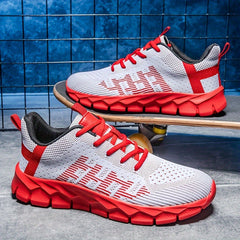 Breathable Flying Woven Running Shoes Lightweight Training Sneakers