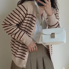 Crocodile Pattern Square Chain Shoulder Bag