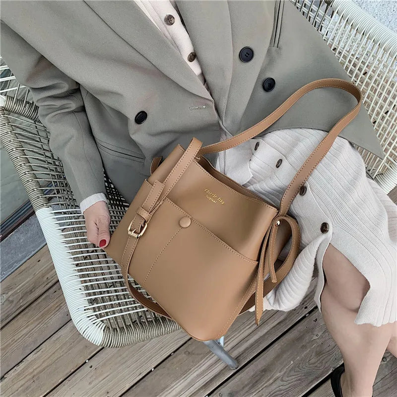 Casual Crossbody Bag for Women Large Tote Purse Soft PU Leather