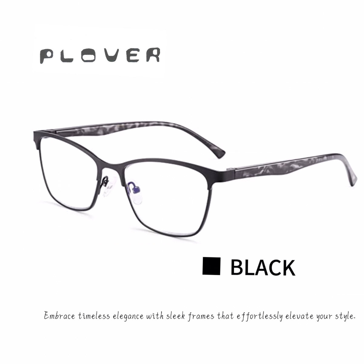 Metal Frame Anti Light Reading Glasses