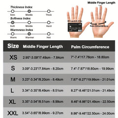 Windproof Waterproof Cycling Gloves Touch Screen Reflective Strip