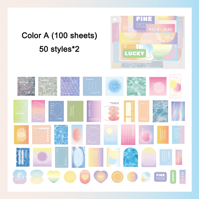 100 Sheets Vintage Scrapbook Paper Scenery & Frame Paper