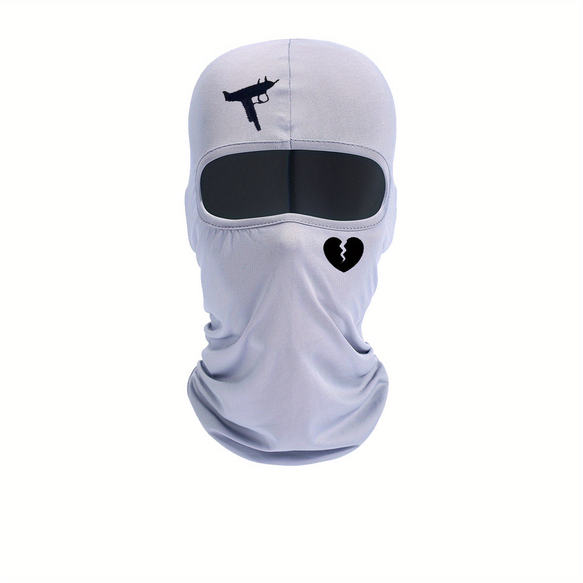 Heartbreak Printed Pullover Hat for Cycling - Sunshade Sunscreen for Men
