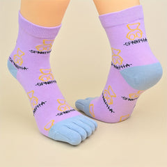 10 Pairs Cartoon Animal Print Socks Women's Stockings