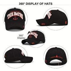 Vintage Anchor Embroidery Baseball Cap Classic Dad Hat