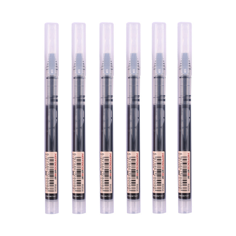 6 Pack 0.5mm Gel Pens for Students & Office Use