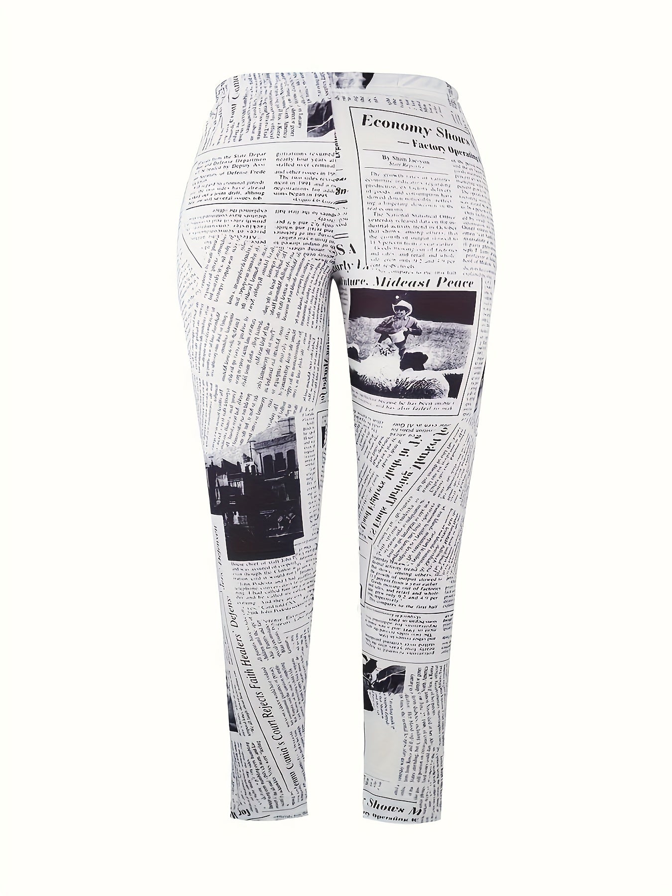  Pop Art Print High Rise Leggings