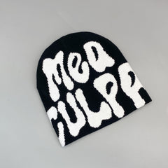One Piece Mens Jacquard Knitted Hat Hip Hop Autumn Winter Warm Pullover Hat