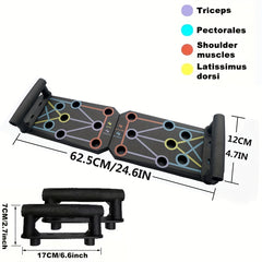 Portable Multifunctional Push up Board for Core Strength & Chest Muscle Training