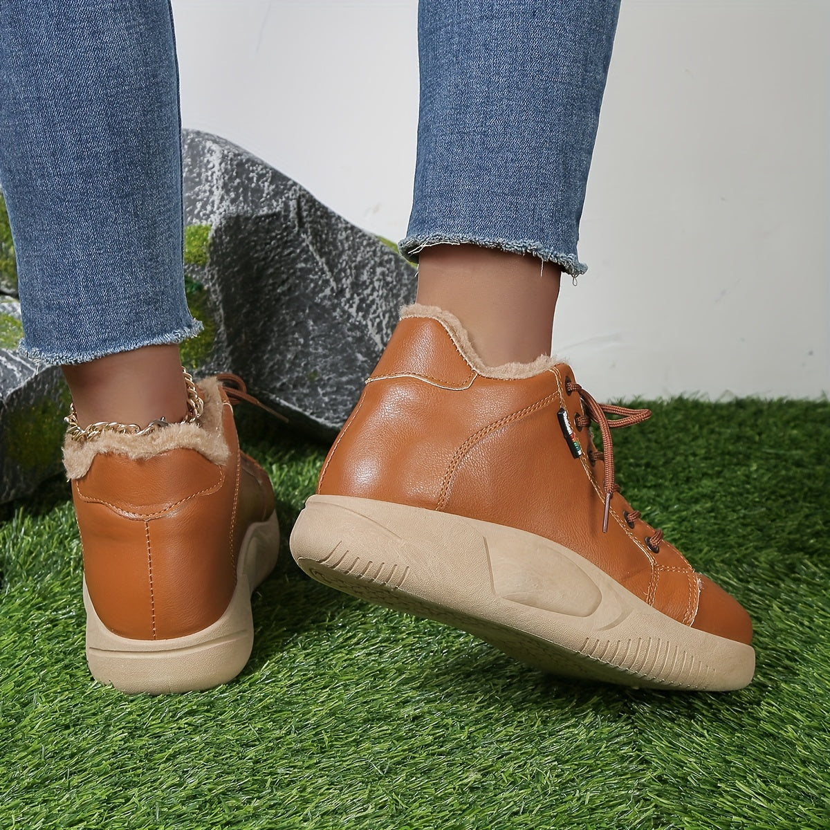 Women's Snow Boots Non-slip Warm Thickened Outdoor Short Boots
