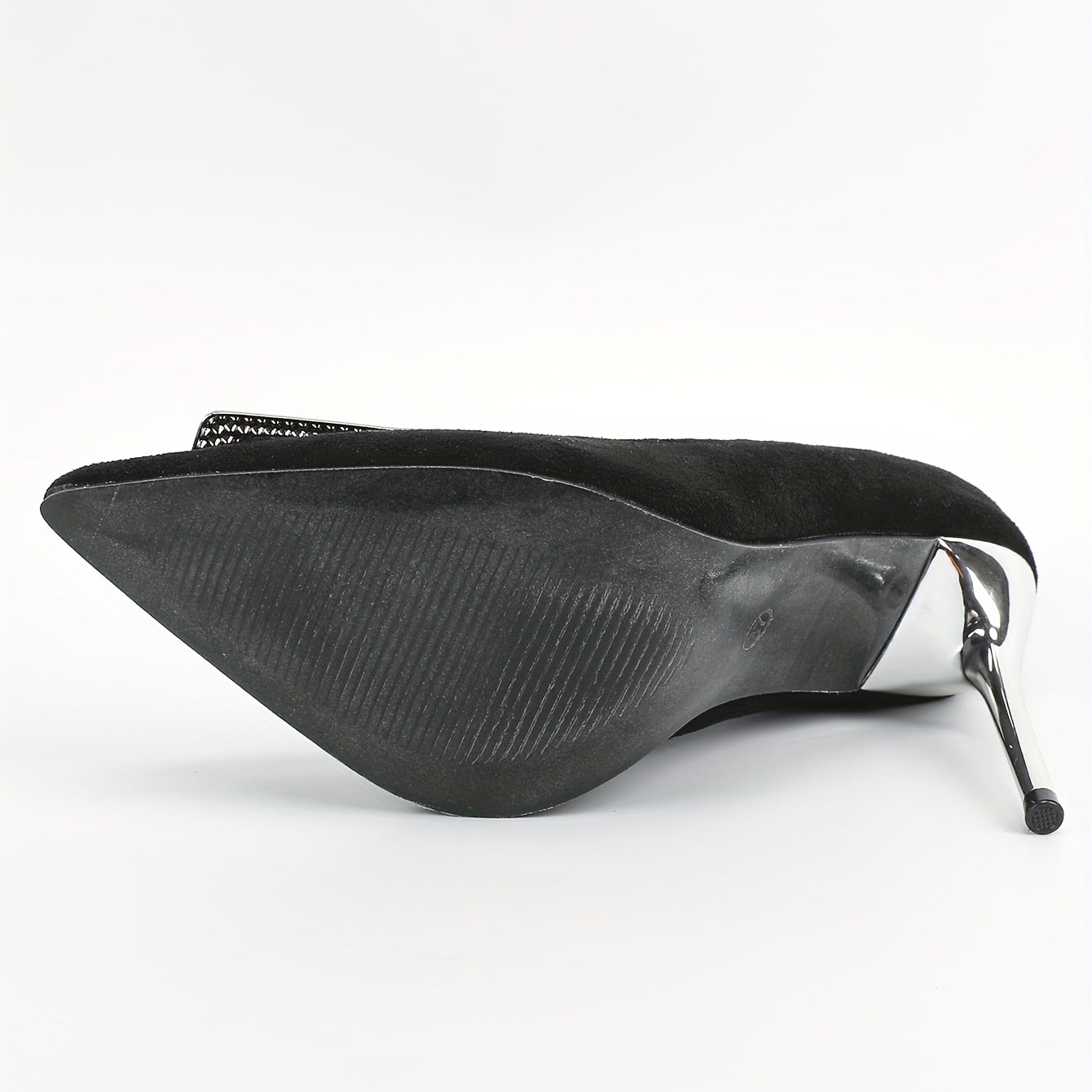 Women's Rhinestone Stiletto Heels Slip On High Heels Party & Dress Pumps