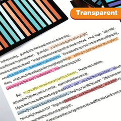 3000pcs Transparent Sticky Page Markers for Books Office School Supplies