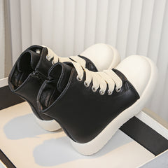 Kids High Top Skate Shoes Non Slip Waterproof Sneakers