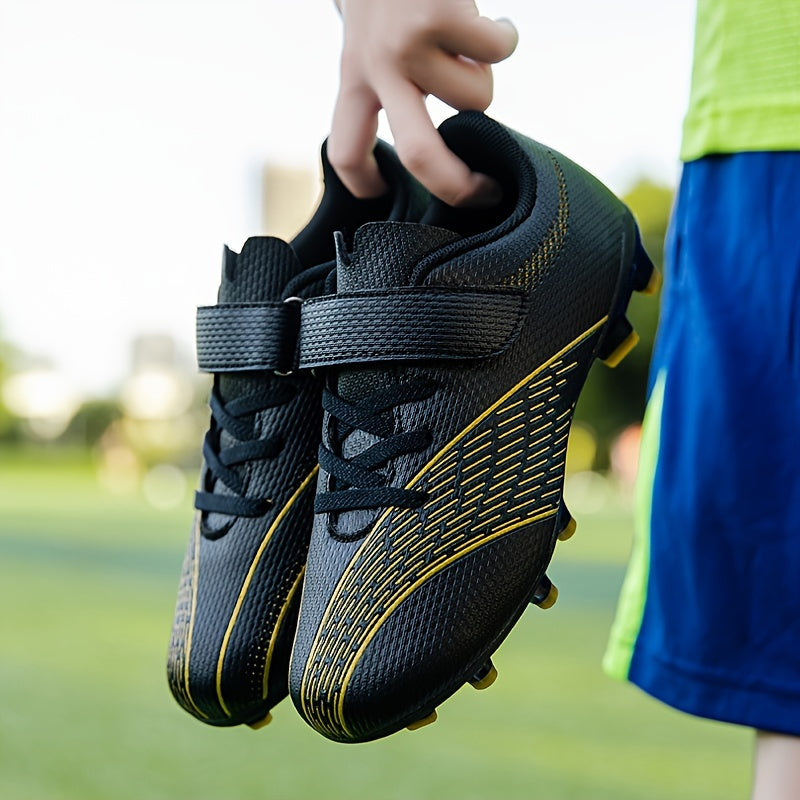 Boy's Non Slip Football Cleat With Spikes Breathable Soccer Cleats