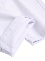 Slim Fit Classic Cotton Jeans Mens Casual Street Style Solid Denim Pants