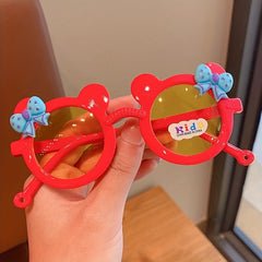 Kids Sunglasses Little Kid Bow Cartoon Girls Sun Protection Sunglasses