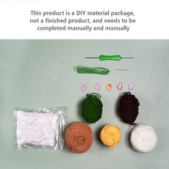 DIY Mini Potted Yarn Flower Bouquet Creative Gift