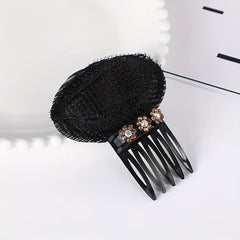 Women's Hair Comb with Cushion for Bangs Styling