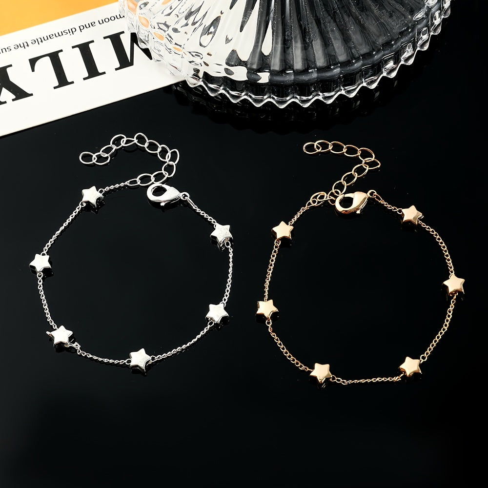 Pentagram Alloy Bracelet Creative Design