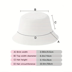 Embroidered Fisherman Hat Double sided Hat