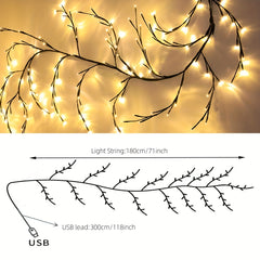 DIY Vine Lights USB Plug Branch Lights 96 LEDs Tree Lights