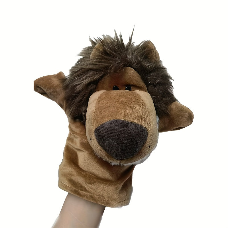 Interactive Cartoon Animal Hand Puppet Plush Toy