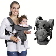 Baby Soft Carrier For Newborn Infant Sling Carrier Wrap Ergonomic 4 In 1