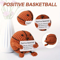 Emotional Support Basketball Crochet Doll