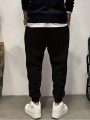 Cartoon Print Men's Sweatpants Casual Jogger Pants With Pockets