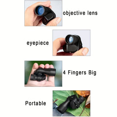 Portable HD Mini Pocket Monocular High Magnification Zoom Telescope