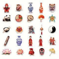 50pcs Chinese Element Graffiti Stickers DIY Sticker Pack
