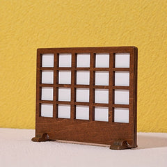 Dollhouse Retro Wooden Furniture Table Screen Ornaments