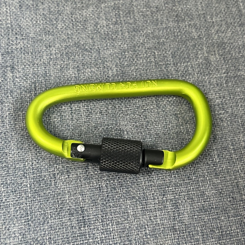 4pcs Aluminum Carabiner Key Chain Clip Snap Hook Outdoor Camping Karabiner
