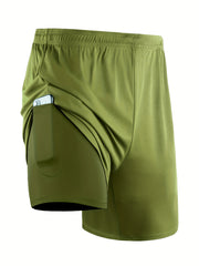 Men's Quick Dry Running Shorts With Pockets