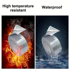 High Temp Aluminum Foil Tape Flame Retardant Tin Foil Tape Fiberglass Conductor