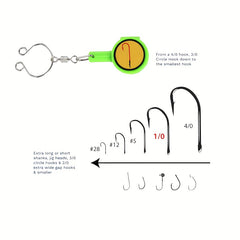 2pcs Safety Hook Line Knotting Tool Fishing Gear Accessories