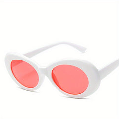 Round Sunglasses For Women Men Hiphop Block Glasses UV400