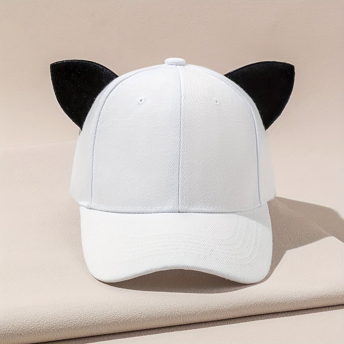 Kids Sunshade Baseball Cap with Cat Ears for Outdoor Sport